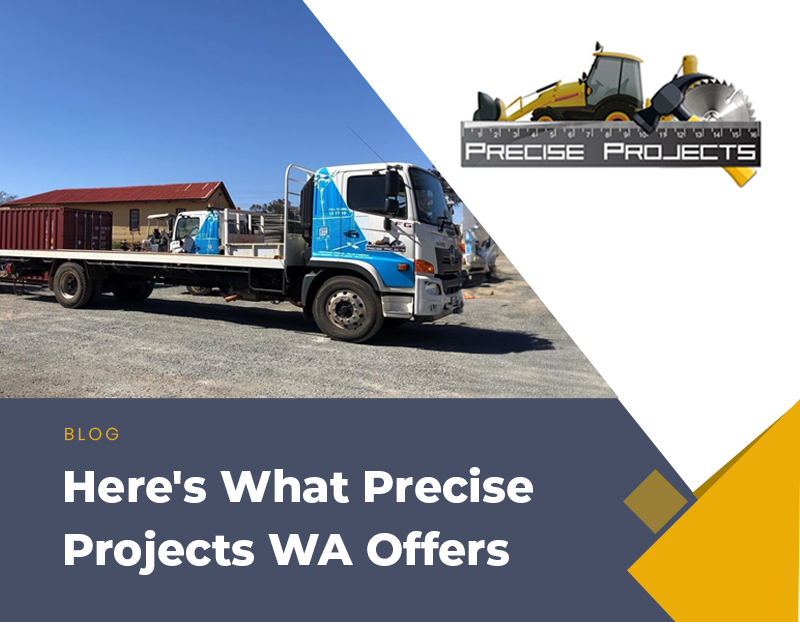 Elevating Residential and Civil Earthmoving Projects: What Precise Projects WA Offers